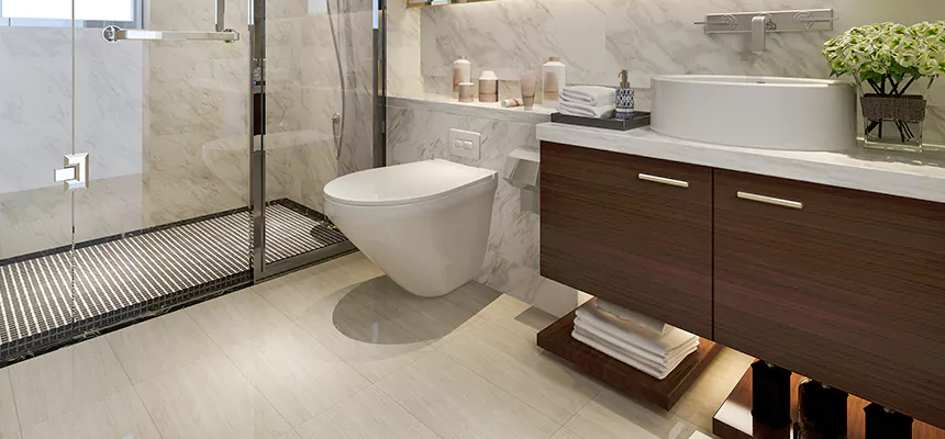 Burst Pipe Bathroom Cleanup in Crest